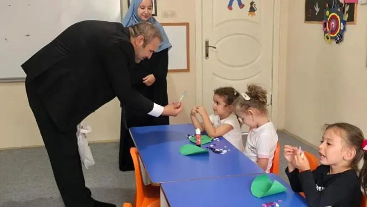 Başkan Dilsiz, Kur'an Kursu Öğrencilerle Bir Araya Geldi