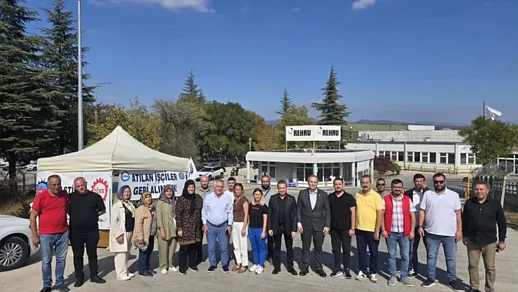 Başkan Dilsiz Ve Özdemir'den REHAU İşçilerine Destek