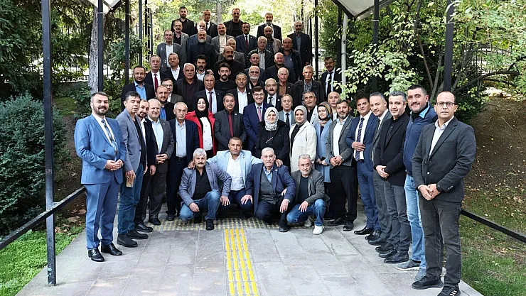 Başkan Kahveci, Muhtarlarla Bir Araya Geldi
