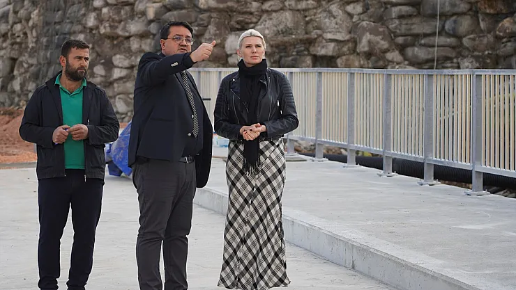 Başkan Subaşı Hamsu Köprüsündeki Çalışmaları Yerinde İnceledi