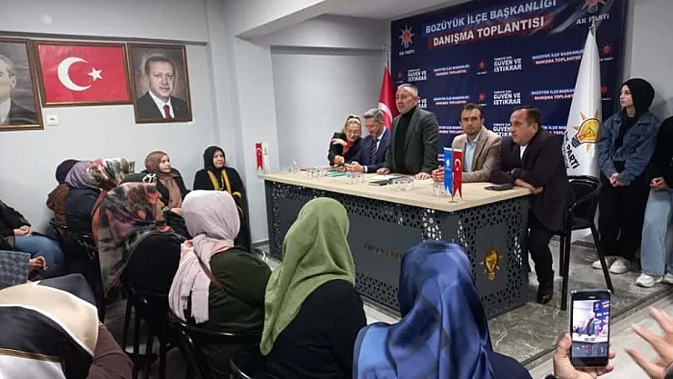 Başkan Yıldırım Bozüyük'te Teşkilatla Bir Araya Geldi