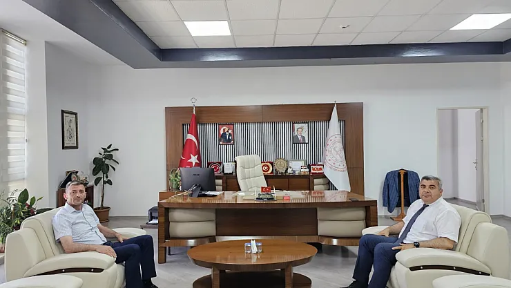 Başkan Yıldırım'dan Müdür Sünnetci'ye Ziyaret