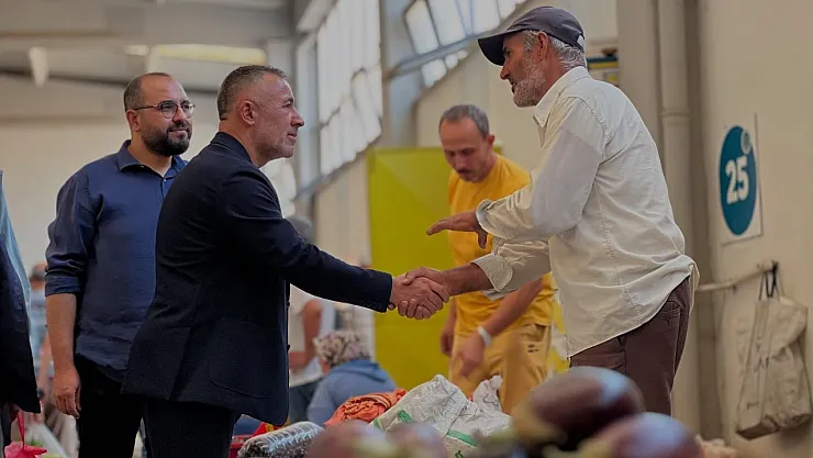 Başkan Yıldırım, Pazar Esnafının Sorunları Dinledi