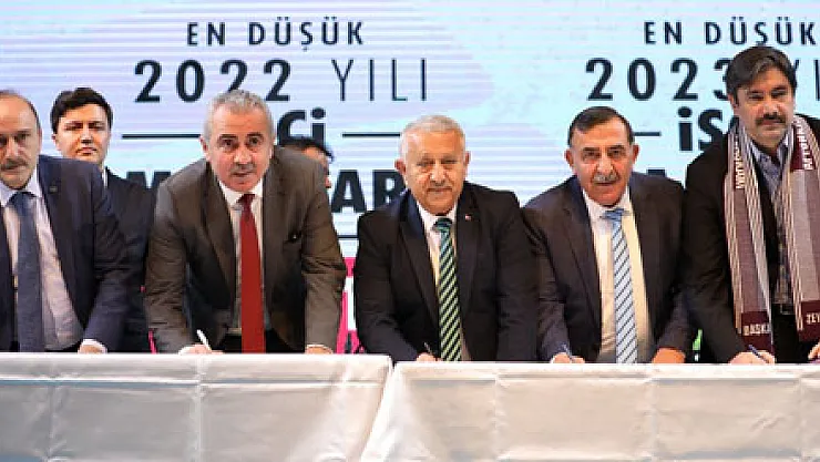 Belediye’de toplu sözleşme sevinci