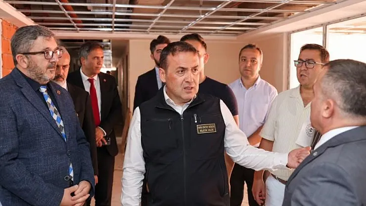 Bilecik'te KYK Yurt İnşaatında İnceleme