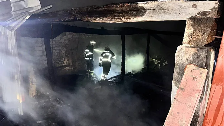 Bilecik'te Marangoz Atölyesinde Yangın Çıktı