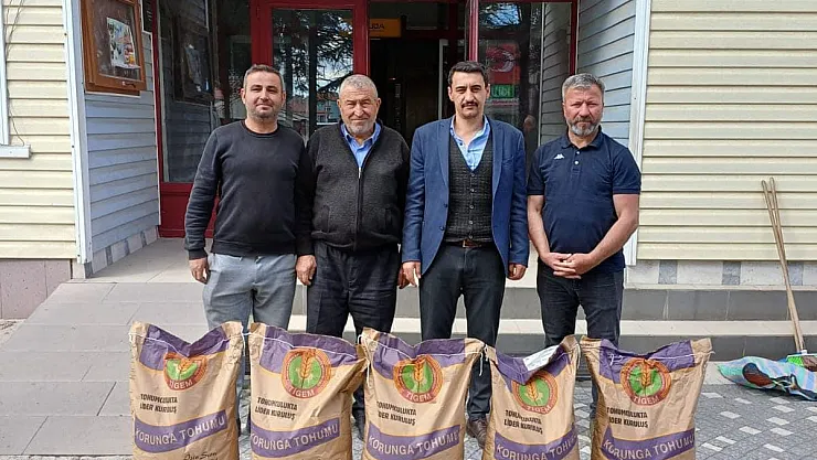 Bin 80 Kilogram Korunga Tohumu Dağıtıldı
