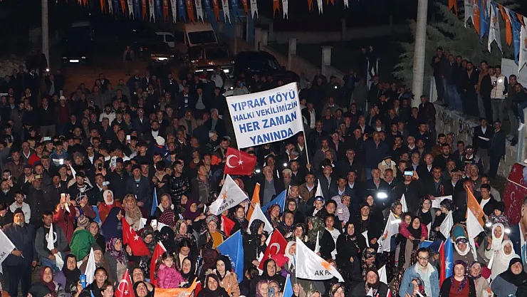 'Bizim köylerde yaptığımız mitingleri büyükşehirlerde yapamayanlar düşünsün'