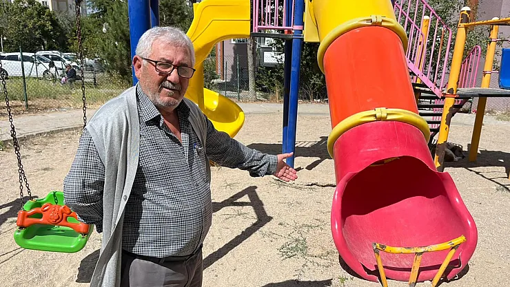 Bu Kaydırak Kazaya Davetiye Çıkarıyor