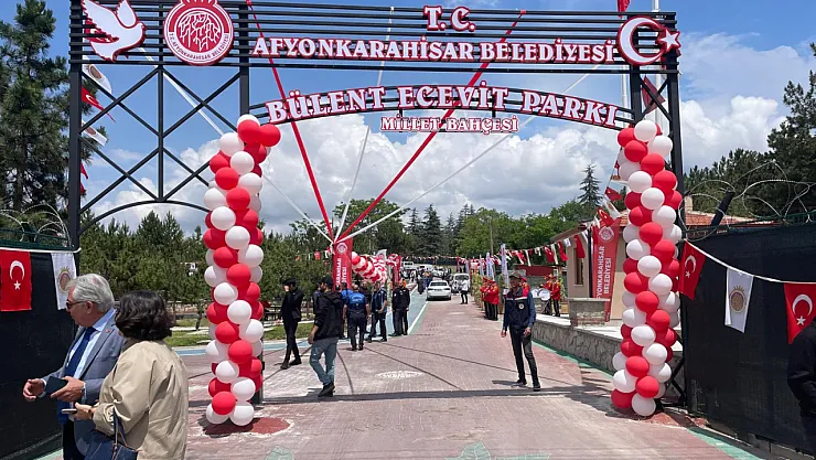 Bülent Ecevit Parkı Törenle Açıldı