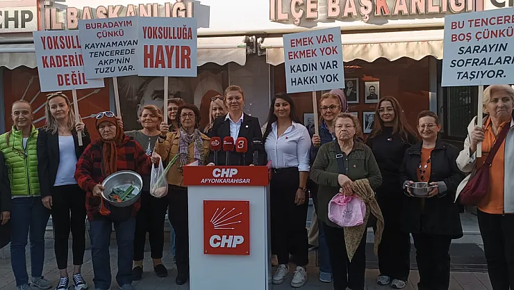 CHP Kadın Kolları: Çocuklar yatağa aç giriyor