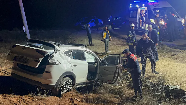 Çocuk Sürücünün Kullandığı Otomobil Şarampole Uçtu: 1 Ölü, 4 Yaralı