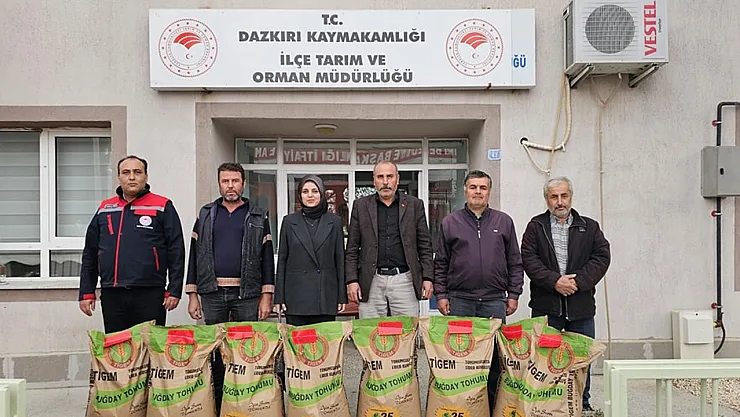 Dazkırı'da 1067 Dekar Toprağa Buğday Ekilecek