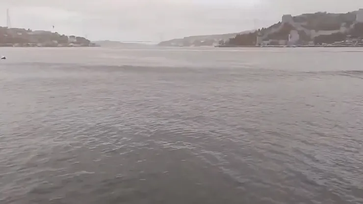 Deprem Sırasında Oluşan Dalgalar Kamerada