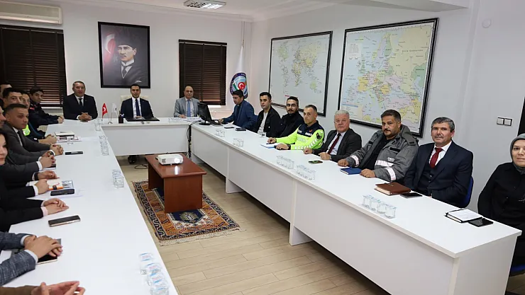 Dinar'da Kış Tedbirleri Masaya Yatırıldı