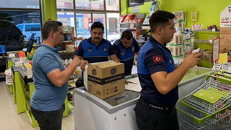 Dinar'da Marketlere Yönelik Denetim