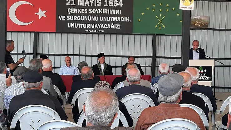 Dinar’da 1864 Büyük Çerkes Sürgünü ve Katliamı yad edildi