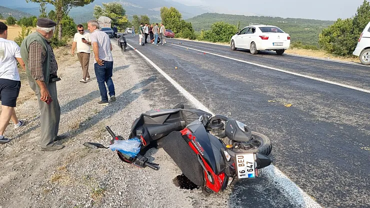 Domaniç'te Motosiklet Kazası: 1 Yaralı