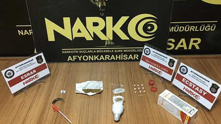 Durdurulan araçtan uyuşturucu çıktı