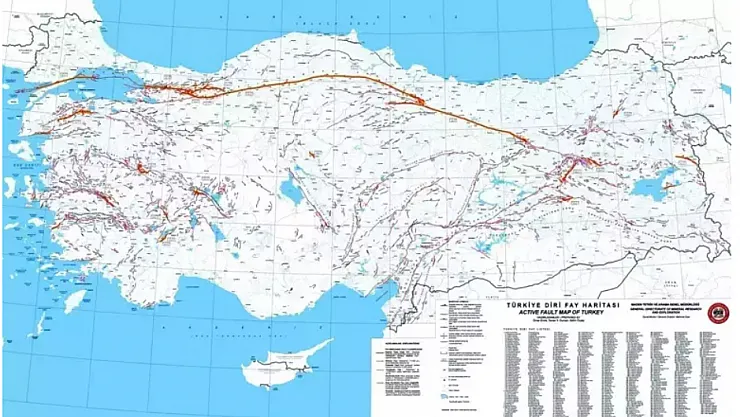 Ege Bölgesi’nde Hangi Fay Hattı Var? Türkiye Fay Hattı Haritası 2023! MTA diri fay hatları hangi illerden geçiyor?