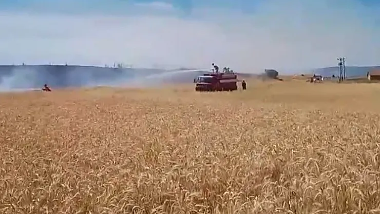 Ekili Alanda Çıkan Yangın Kısa Sürede Söndürüldü