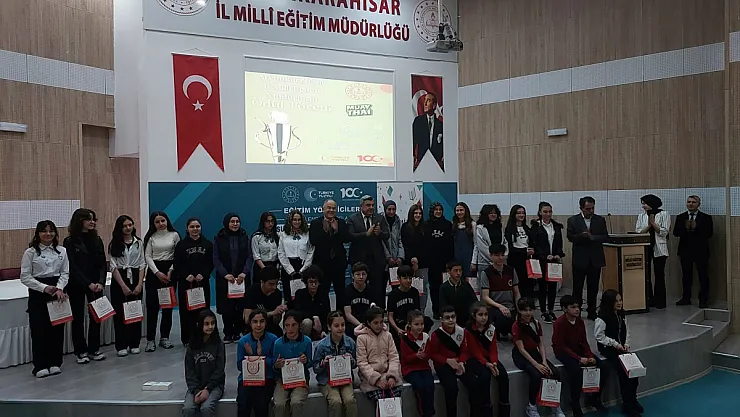 Emirdağ Aziziye Anadolu Lisesi 'Tübitak Projesi' Ödülünü Aldı