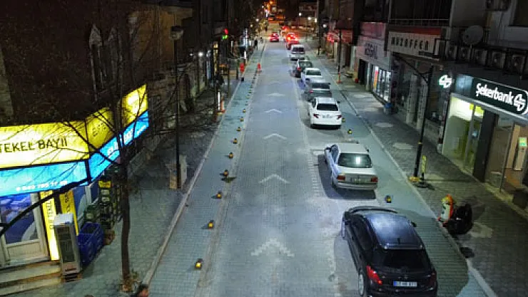 Emirdağ’da Arabacılar  Sokağının çehresi değişti