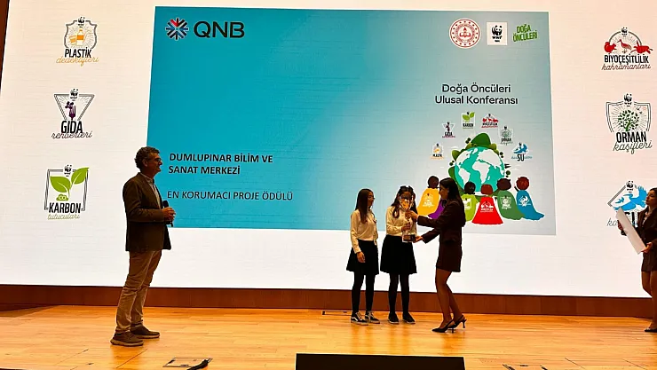 En Korumacı Proje Ödülü Dumlupınar BİLSEM'in