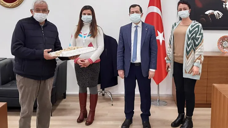 Erten’den sağlık çalışanlarına kandil ziyareti