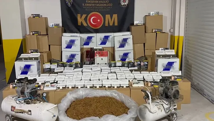 Eskişehir'de 315 Kilogram Kaçak Tütün Ele Geçirildi