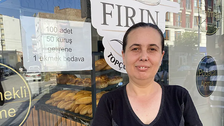 Fırıncı Esnafı 100 Adet 50 Kuruş Getirene 1 Ekmeği Bedava Veriyor