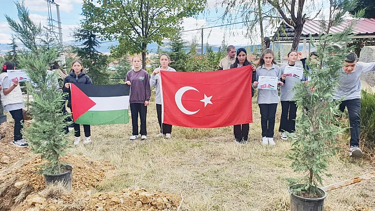 Gazze İçin Barış Bahçesi Yaptılar