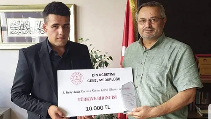 Genç hafız Afyon'u gururlandırdı