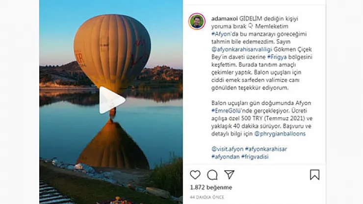Gezi fenomeni Afyon'u tanıttı