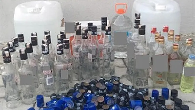 Gümrük kaçağı alkol ele geçirildi