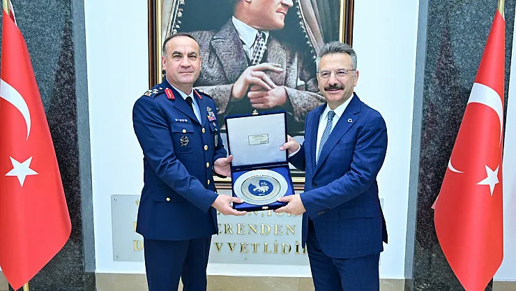 Hava Korgeneral Rafet Dalkıran'dan Vali Aksoy'a Ziyaret