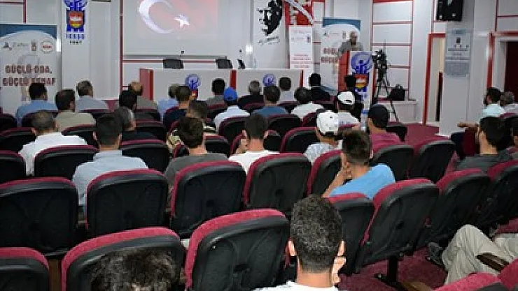 Hem proje tanıtıldı, hem eğitim verildi
