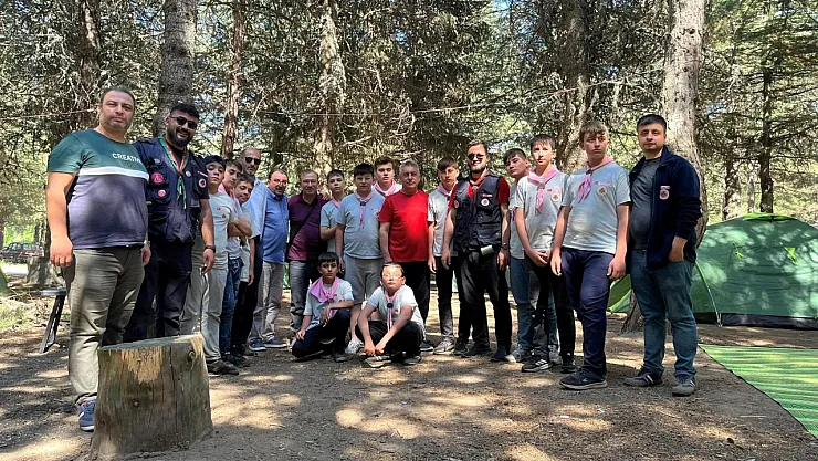 Hisarcık Diyanet İzcileri Gölcük Yaylasında 3 Gün Kamp Yaptı