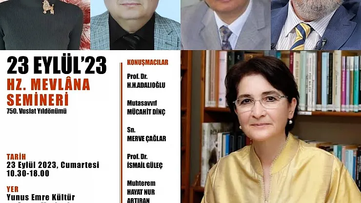 Hz. Mevlâna yılına özel seminer düzenlenecek