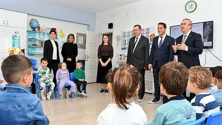 İl Müdürü Aydın, Kutipoğlu Anaokulu'nu Ziyaret Etti