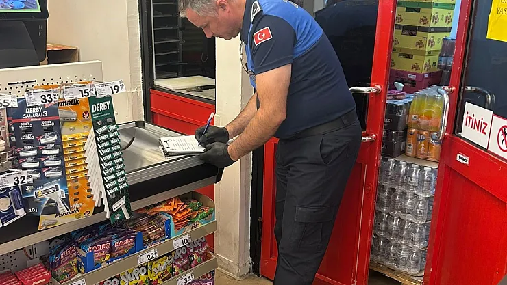 İnönü'de Okulların Açılışı Öncesi Marketlerde Sıkı Denetim Yapıldı