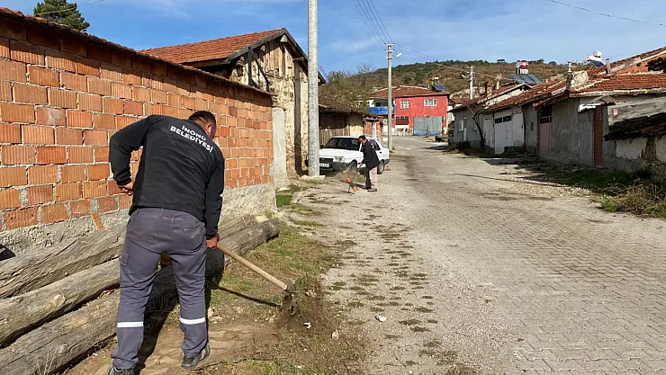 İnönü'nün Dış Mahallelerinde Temizlik Çalışması