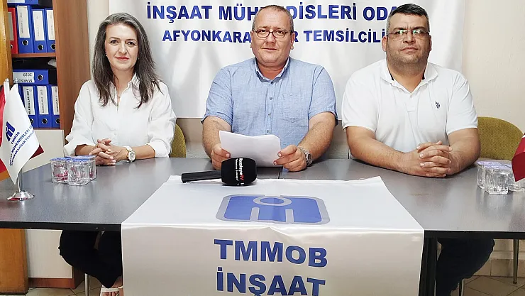 İnşaat Mühendisleri Odası, 17 Ağustos'un Yıldönümünde Uyardı