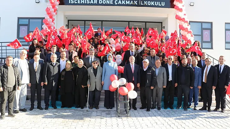 İscehisar'da Anlamlı Günde İlkokul Açıldı