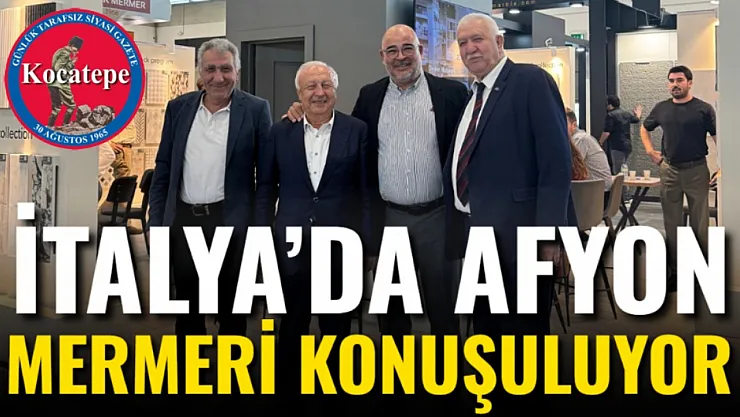 İtalya'da Afyon Mermeri Konuşuluyor