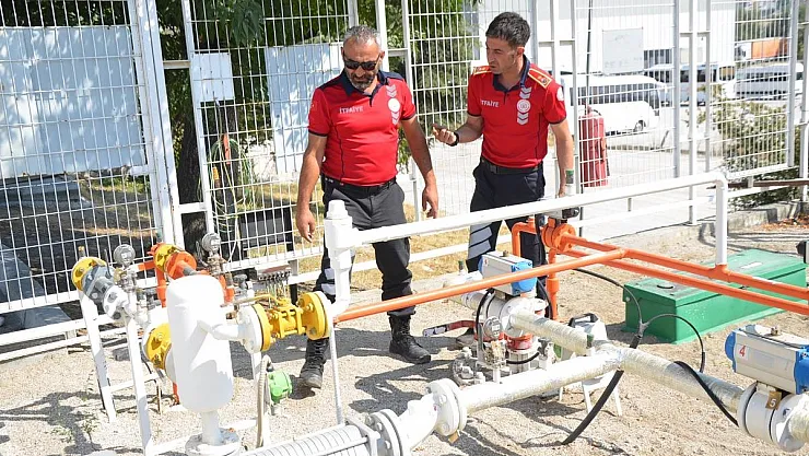 İtfaiye Müdürlüğü’nden akaryakıt istasyonlarına denetim