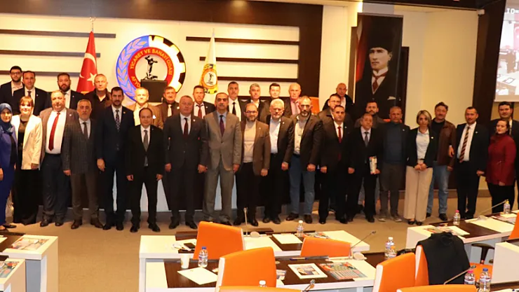 İYİ Parti Adayı Yağcı, ATSO'da Sunum Yaptı