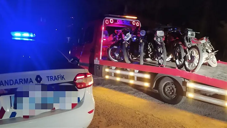 Jandarma'dan motosiklet sürücülerine yönelik denetim