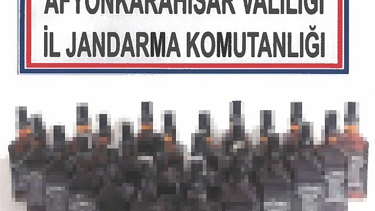Kaçak alkol ele geçirildi