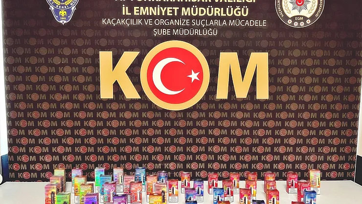 Kaçak Elektronik Sigara Ele Geçirildi